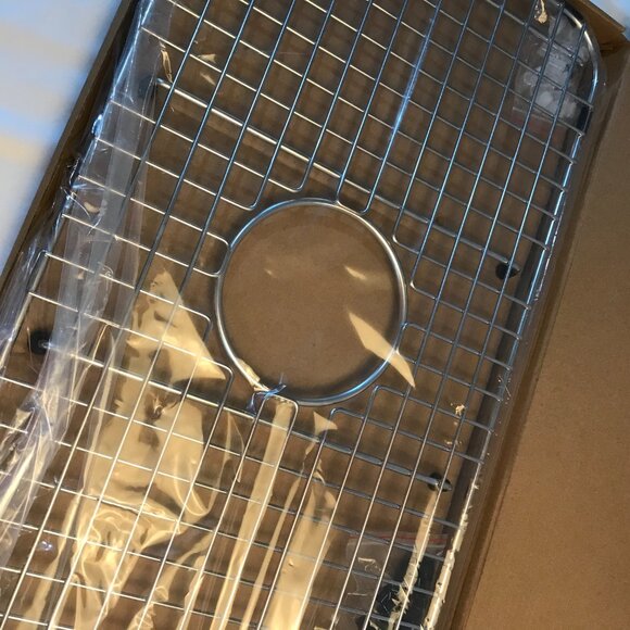 Serene Valley NDG2313C Sink Grid Centered Drain 13"D x 23"W x 1"H Stainless NEW - Picture 6 of 14